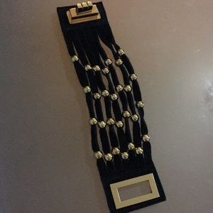 Black and gold bracelet